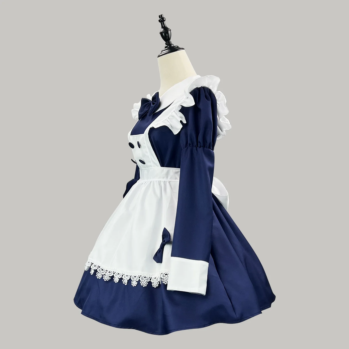 2025 New loween Costume Anime Bla White Long Butler Skirt orm Fem Servant Coffee op Sle Spring Collection