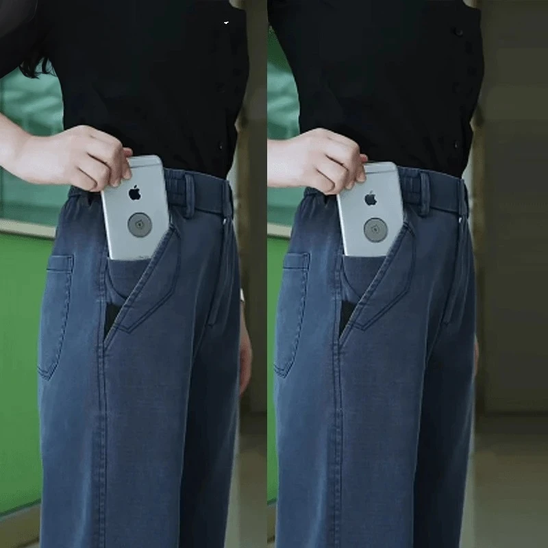 

Мужские повседневные брюки на осень-зиму, немнущиеся, свободного кроя, прямые, комфортные, с эластичным поясом из фиброволокна