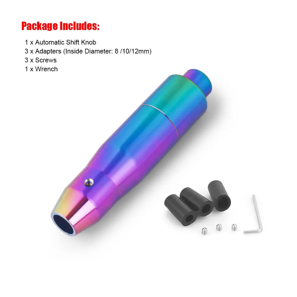 Brand New Aluminum Automatic Stick Gear Shift Knob For Automatic Transmission With Press Down Release Button