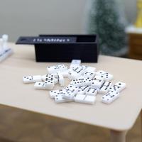 1 Set 1:12 Dollhouse Accessories Miniature Domino Model Building Learning Educational Toy Dot Dominoes Board Game