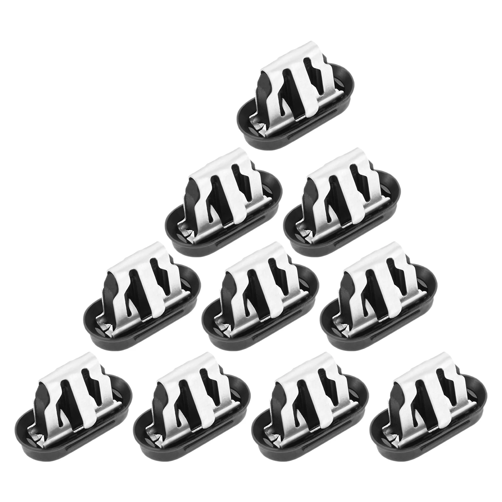 10pcs Car Bumper Leaf Plate Lining Plastic Fixed Versatile Buckles Auto Fastener & Clip for Tesla Model 3 2020-2022 1110167-00-A