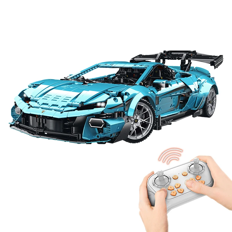 IN VOORRAAD MOC Technische 1:8 Afstandsbediening Auto Bouwstenen Bricks Assembleren Model DIY Speelgoed voor Kinderen Verjaardagscadeau Set