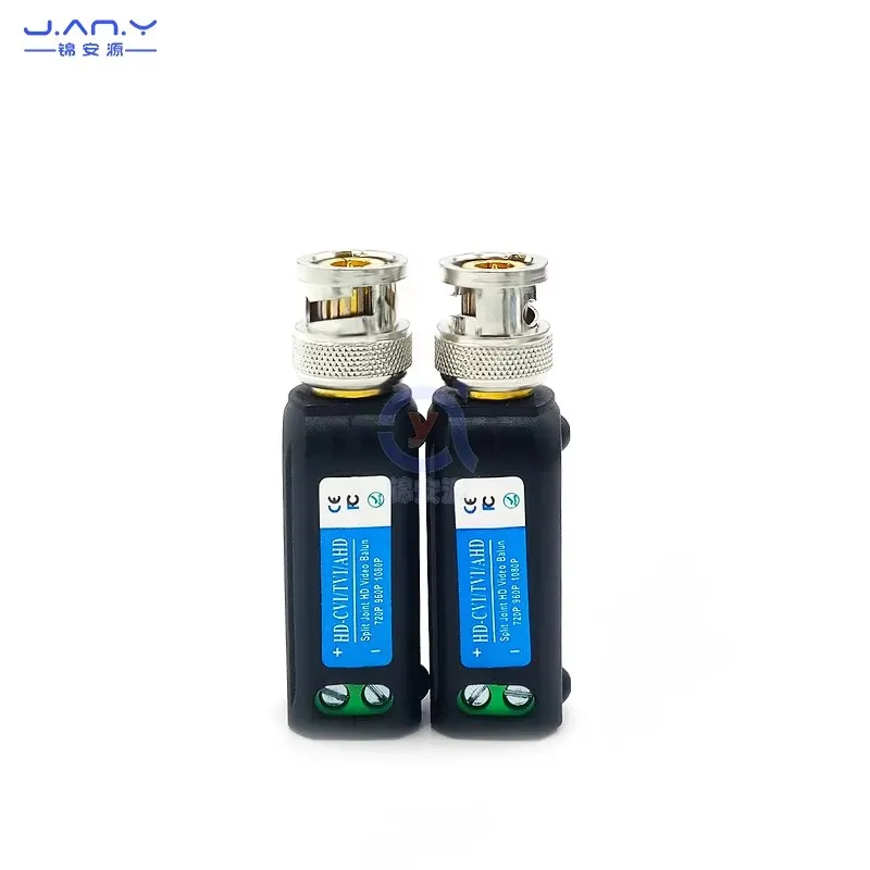 Coaxial HD twisted pair transmitter ahd CVI TVI video monitoring BNC to network line signal extension