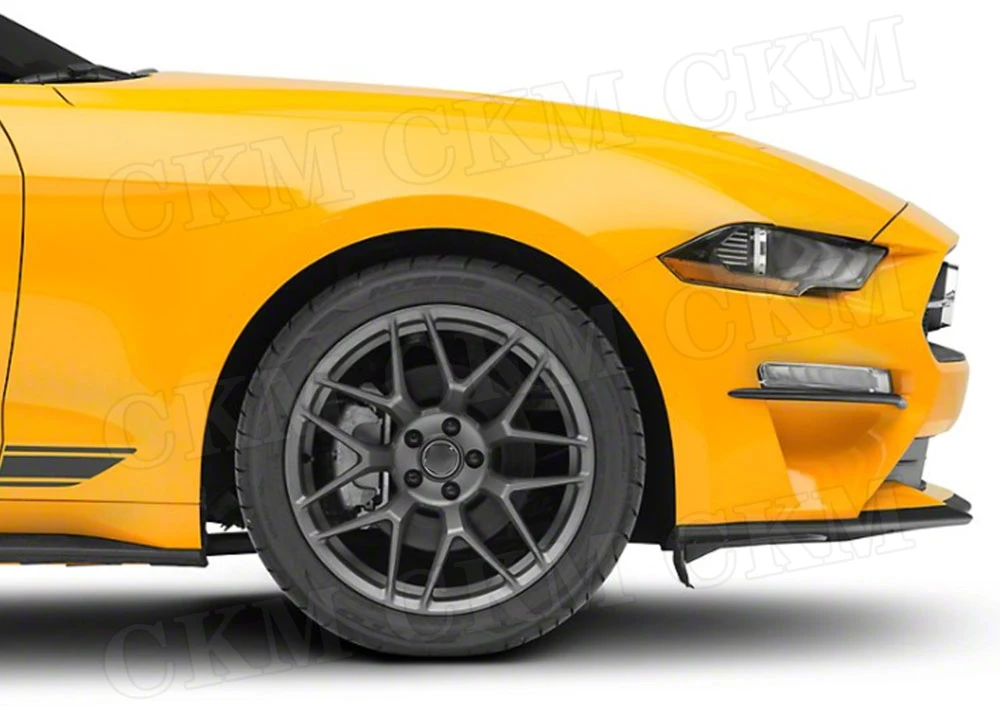 

Carbon Fiber Material for Ford Mustang Coupe 2 Door 2018 2019 2020 Car Body Kits Front Bumper FogLamp Splitters