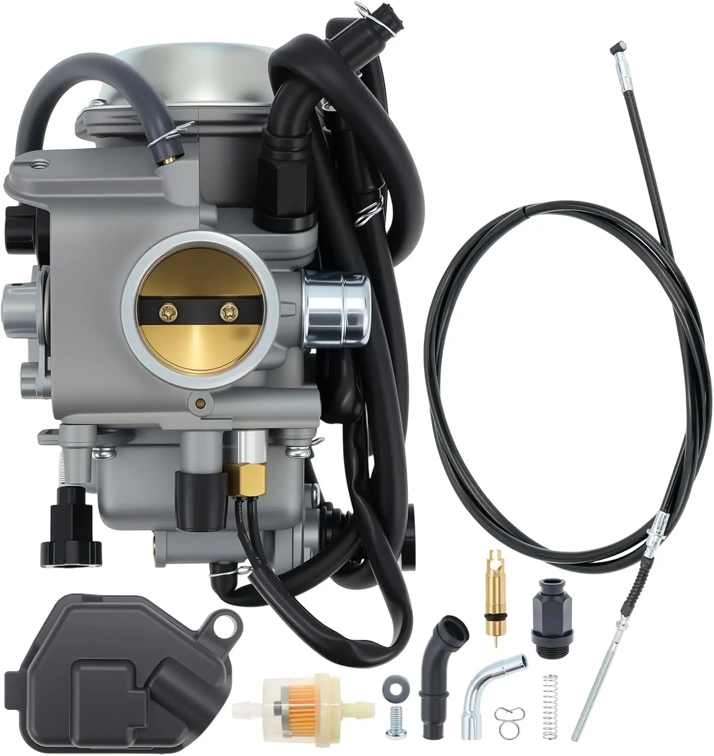 TRX450 Carburetor Direct Replacement Fits for Honda Foreman 450 TRX450ES TRX450S ATV Replaces 16100-HN0-A02 16100-HN0-A00