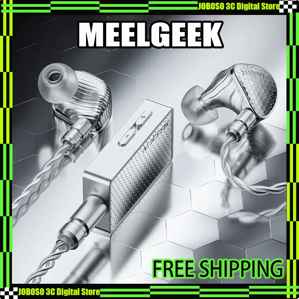 

Наушники MelGeek RADA 3 из алюминиевого сплава, высококачественные игровые проводные наушники-вкладыши, HIFI-музыка, профессиональное качество звука