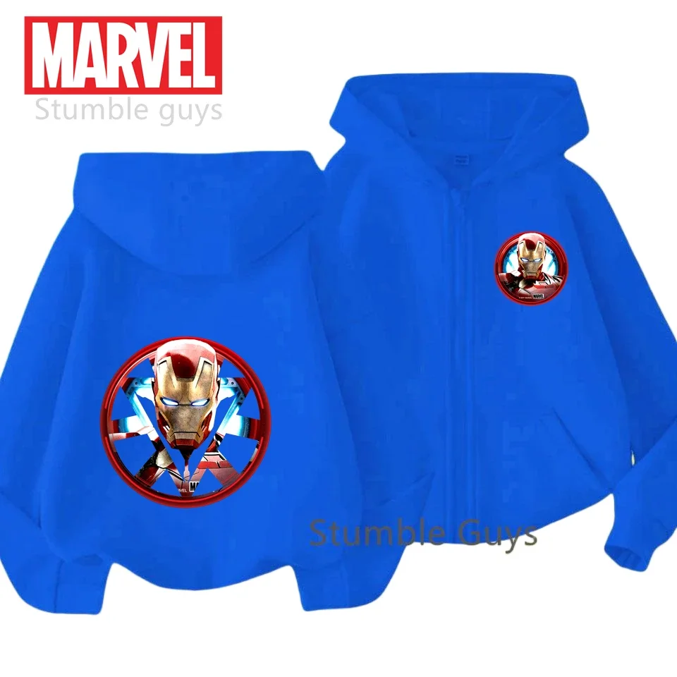 

Girls Iron Man Daily Clothes Wear Zipper Hoodies Spring Autumn Marvel Avengers Kids Clothes Fashion Tracksuit