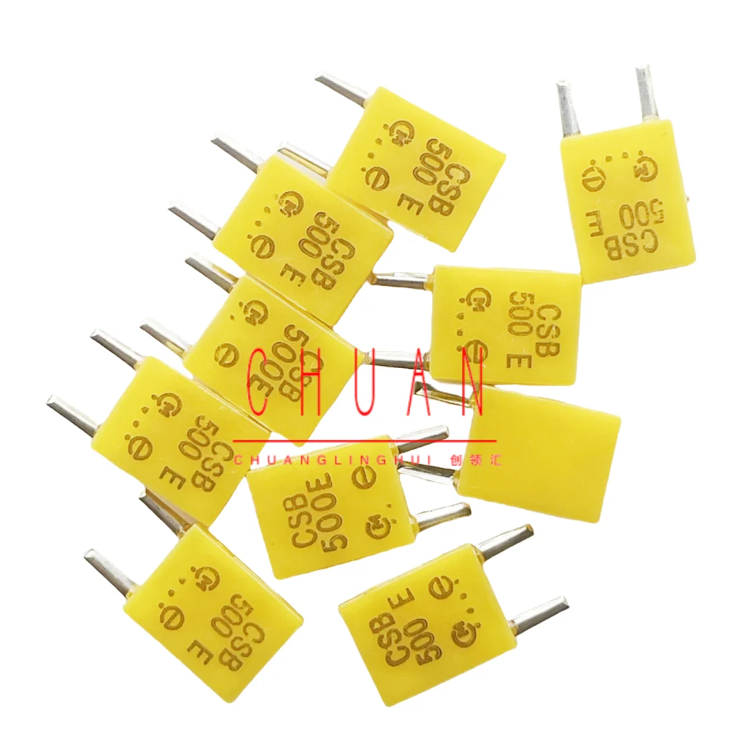 10pcs/ 500E ceramic crystal CSBLA500KEC8-B0 CSB500E 500KHZ 500K 2-pin resonance