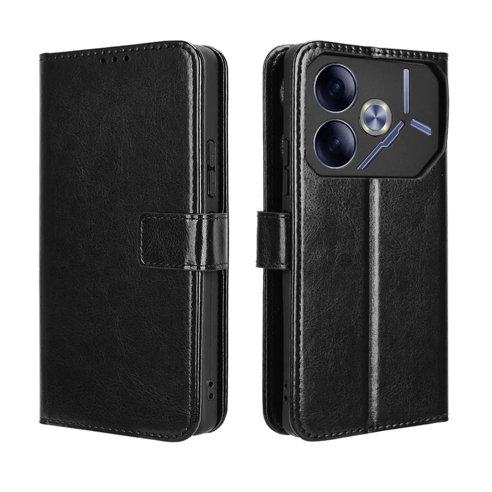 For Tecno Pova6 4G Flip Case Fashion is on Sale PU Leather Cover for TECNO POVA 6 4G Case Business Card Slots Phone Bag