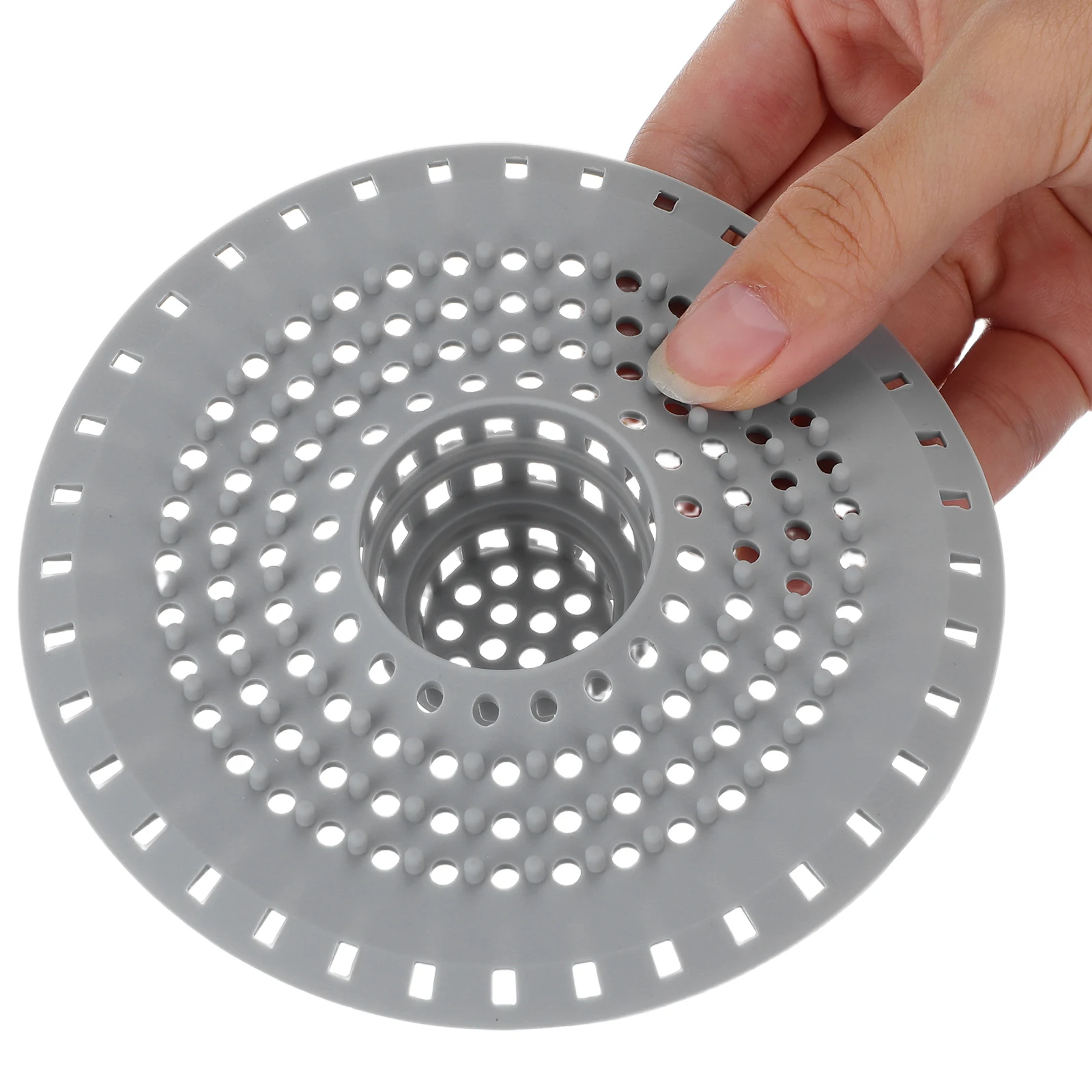 

3Pcs Silicone Drain Hair Catcher Bathroom Shower Bathtub Strainer Anti-Clogging Protector Bathroom Shower Drain Cover