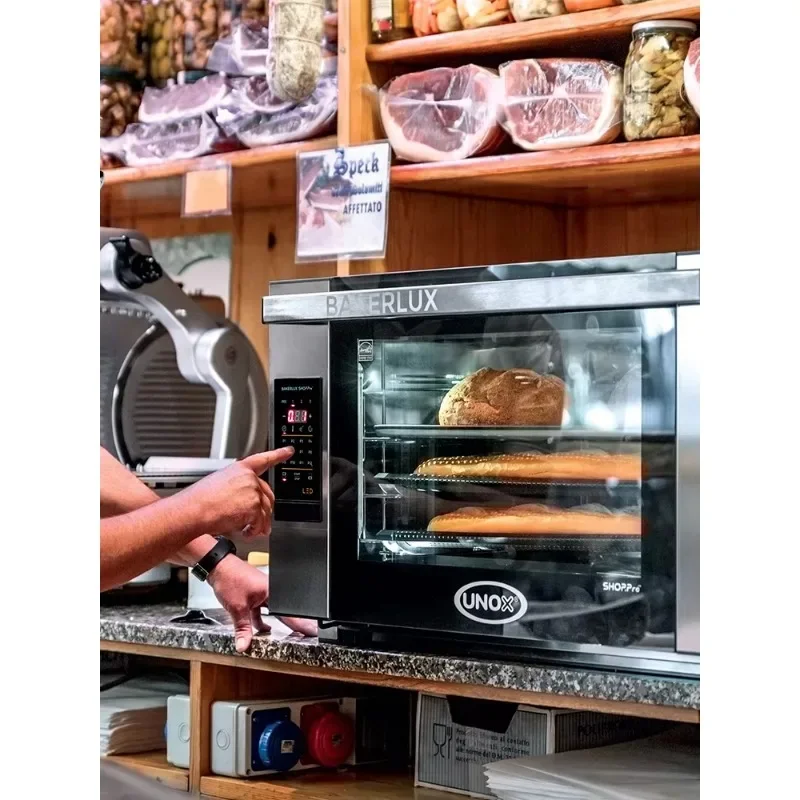 Para UNOX XEFT-04HS-ELDP horno de estufa de aire caliente de cuatro placas equipo de panadería comercial para pan de estilo palo francés tostado hecho