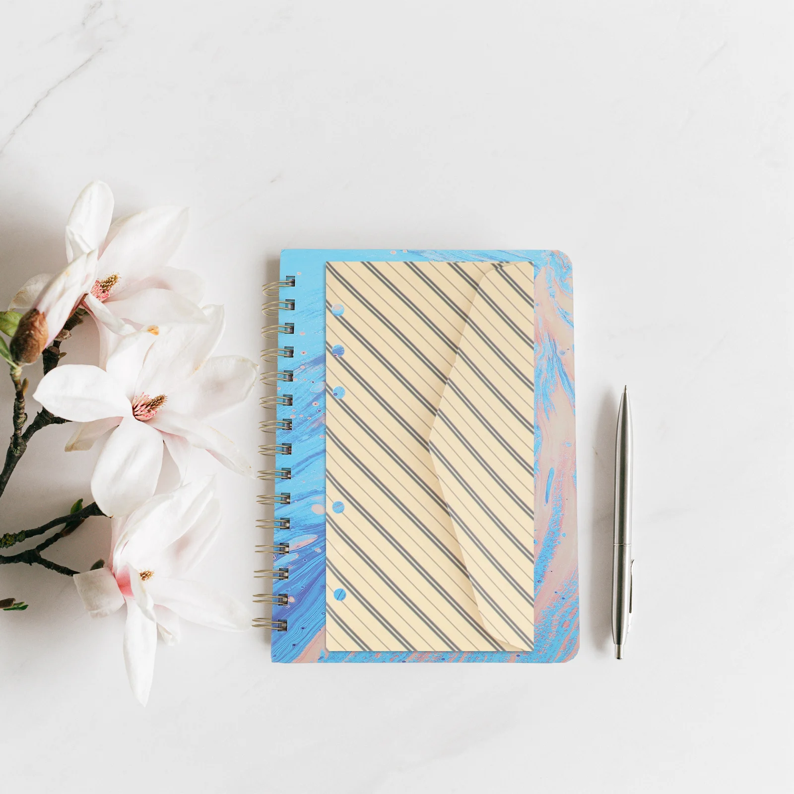 مجموعة واحدة من أوراق الميزانية النقدية المحمولة للاستقلال المالي مع كتاب الحساب وتسجيل النفقات ذات الأوراق السائبة #1