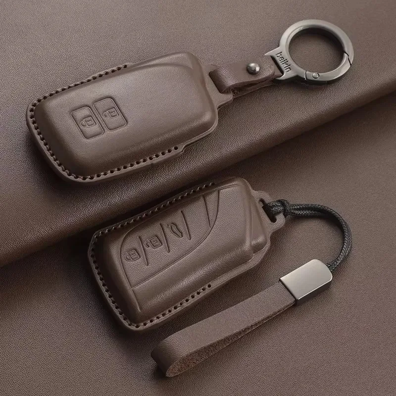 Shell Cover Fob For Lexus NX IS RX ES GX LX LS UX GS 200 260 300 350 NX200 NX300 RX350 ES300 Keyless NEW Leather Car Key Case