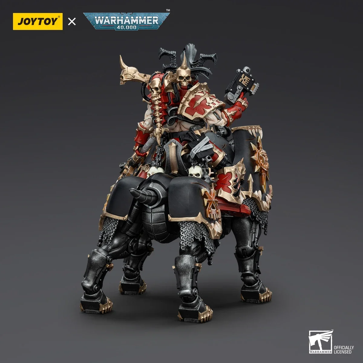 [In-Stock] JOYTOY 1/18 Warhammer 40K Action Figures World Eaters Lord Invocatus Collection Anime Model Gaming Children Boy Gifts