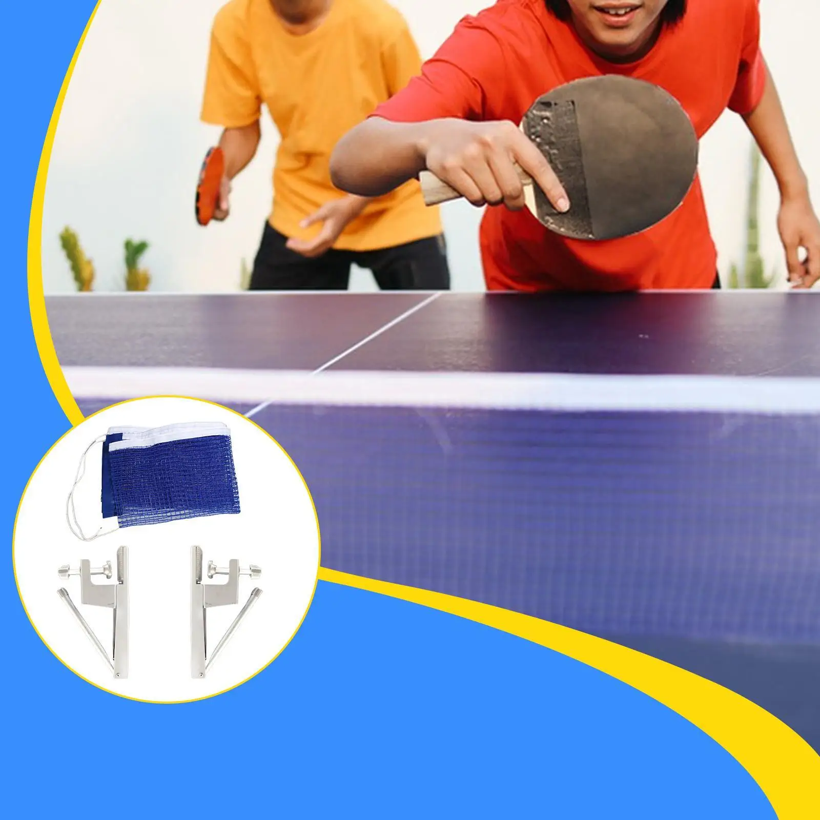 

Набор сеток для настольного тенниса. Практичные теннисные сетки для туров дома в помещении и на открытом воздухе.