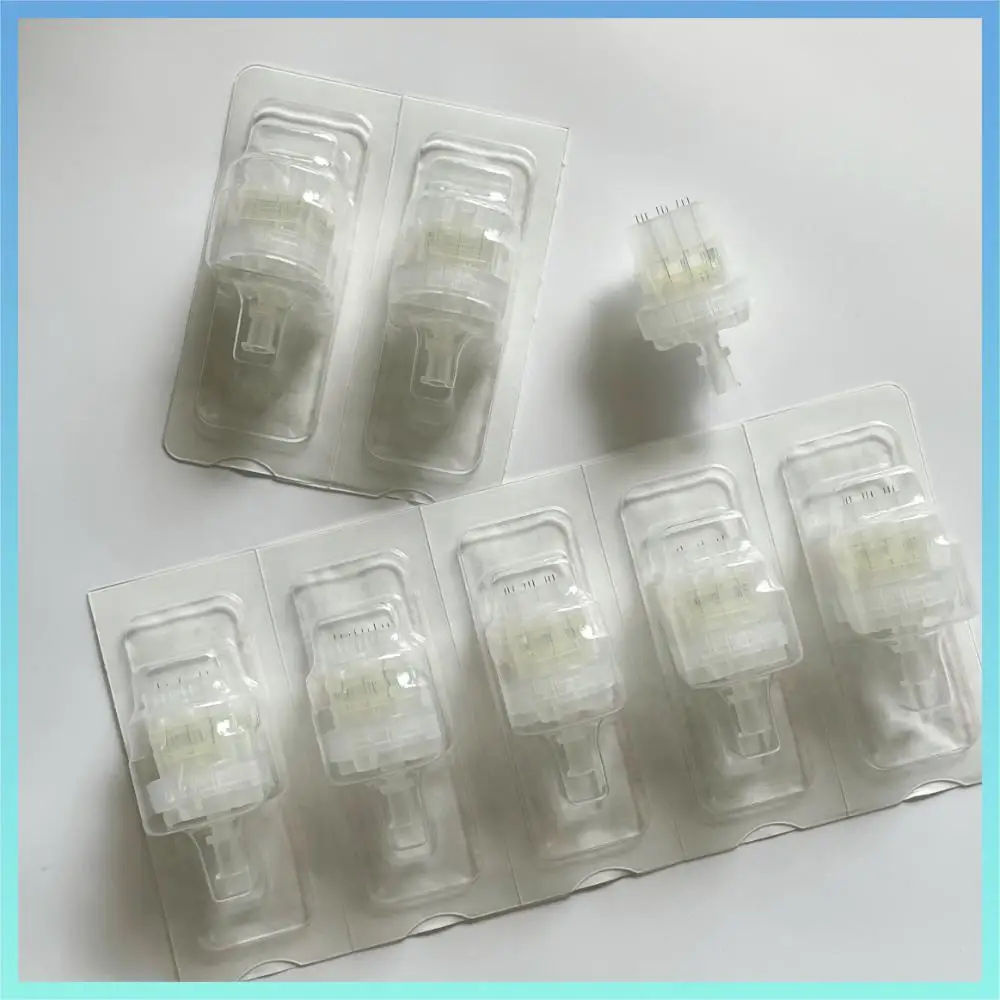 21pcs/box Korean 9-Pins Hand Skincare Tools Rotate Gently to Adjust Needle Penetration Depth from 0‑2 mm According to You