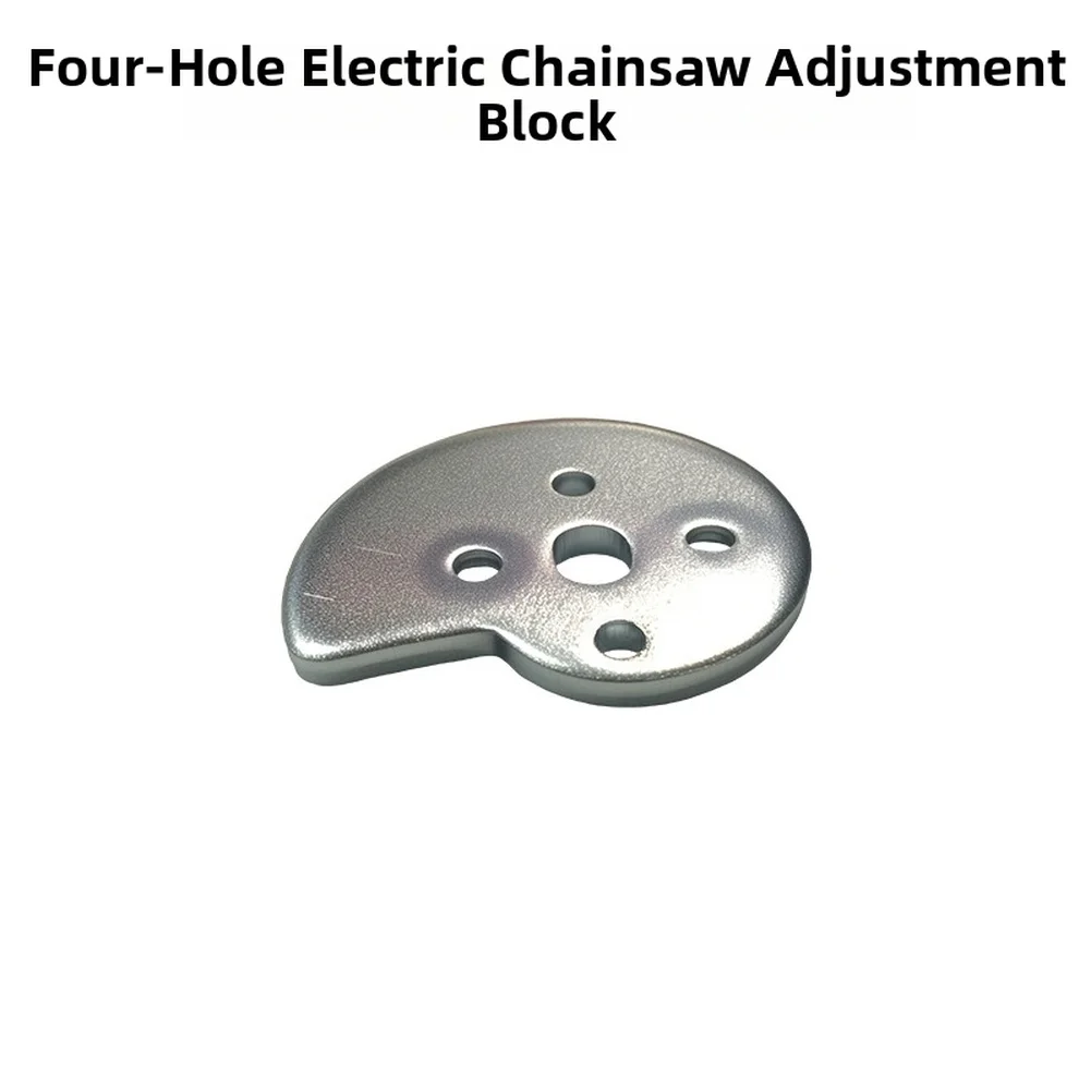 1pc Electric Chainsaw Adjustment Block For 10/12Inch Electric Chainsaw Tensioner Adjuster Block 4 Hole Replacement Part