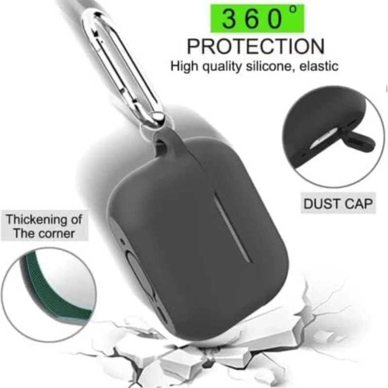 

Thickened 2.5mm Silicone Case for Apple AirPods Pro 3 6th Gen 2025 - Shockproof Drop-Resistant Protective Cover