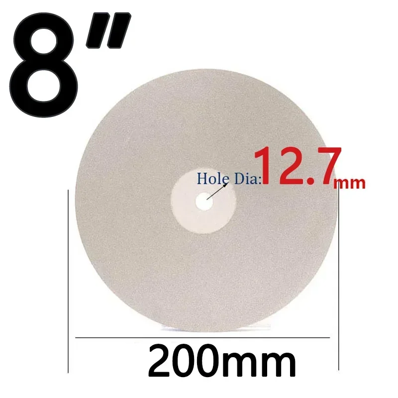 6/8/10 inch Diamantpolijstschijf Platte Lap Slijpschijf Disc Jade Kristal steen Glas Rondjes Tool 46 ~ 3000 Grit