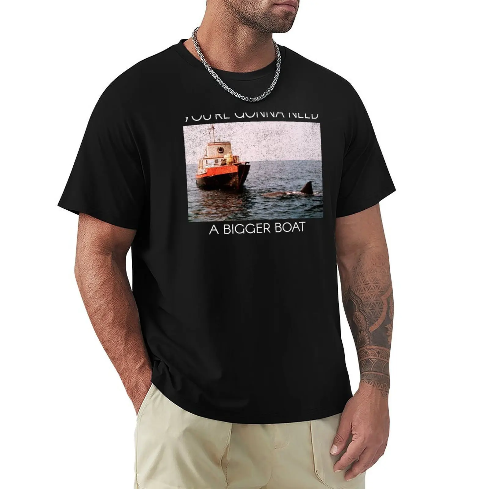 Jaws Screen Grab You're Gonna Need A Bigger Boat T-Shirt man t shirt graphic T-Shirt
