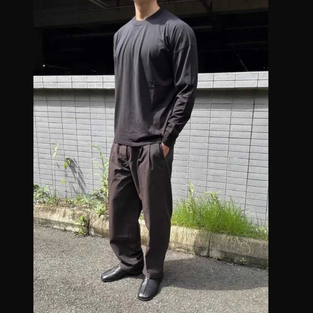 

Простая футболка из 100% хлопка с круглым вырезом и длинными рукавами для мужчин и женщин