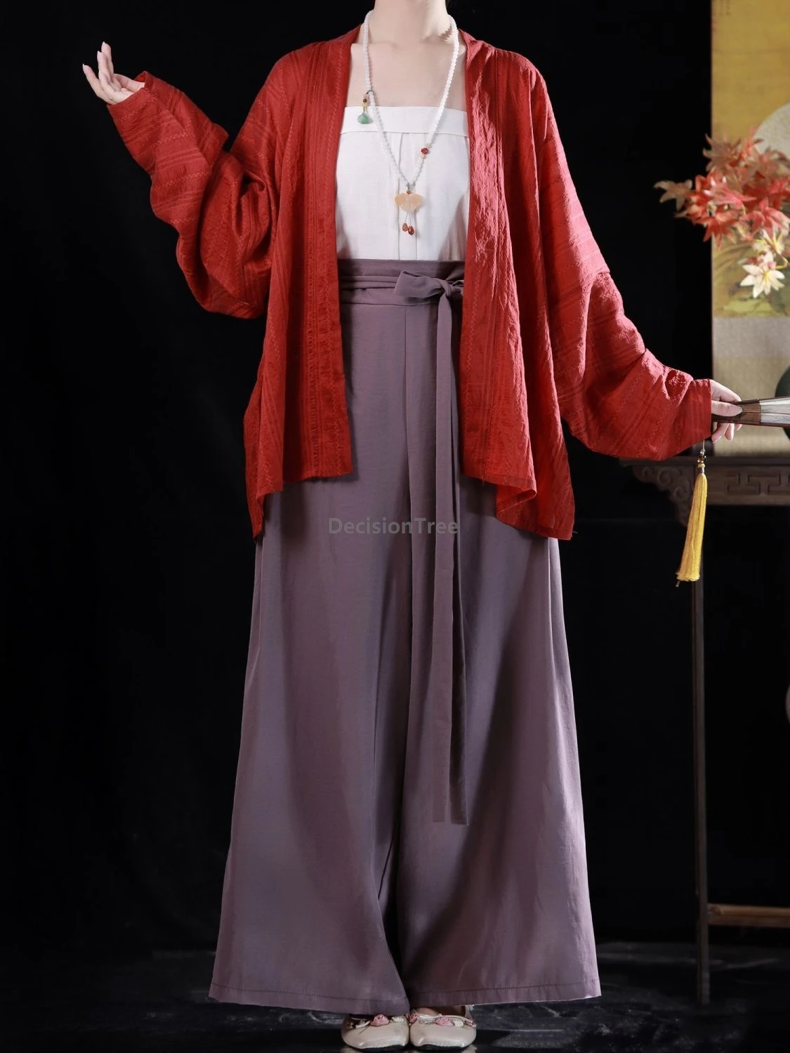 

2025 improved chinese style hanfu pants han element song style women's pants elegant loose casual daily fashionable trousers