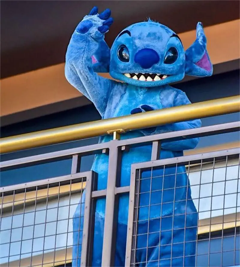 High Quality Blue  Lilo & Stitch Mascot Costume Fashion Cartoon Character Disney Animal carnival Clothing