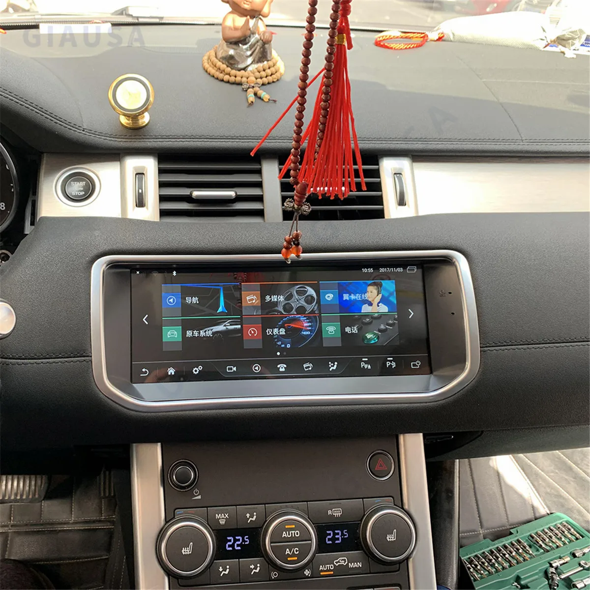 8+256G Android 12 Carplay Radio Coche With Bluetooth For Land Rover Evoque 2014 2015 2016 2017 2018 Player Automotive Multimed