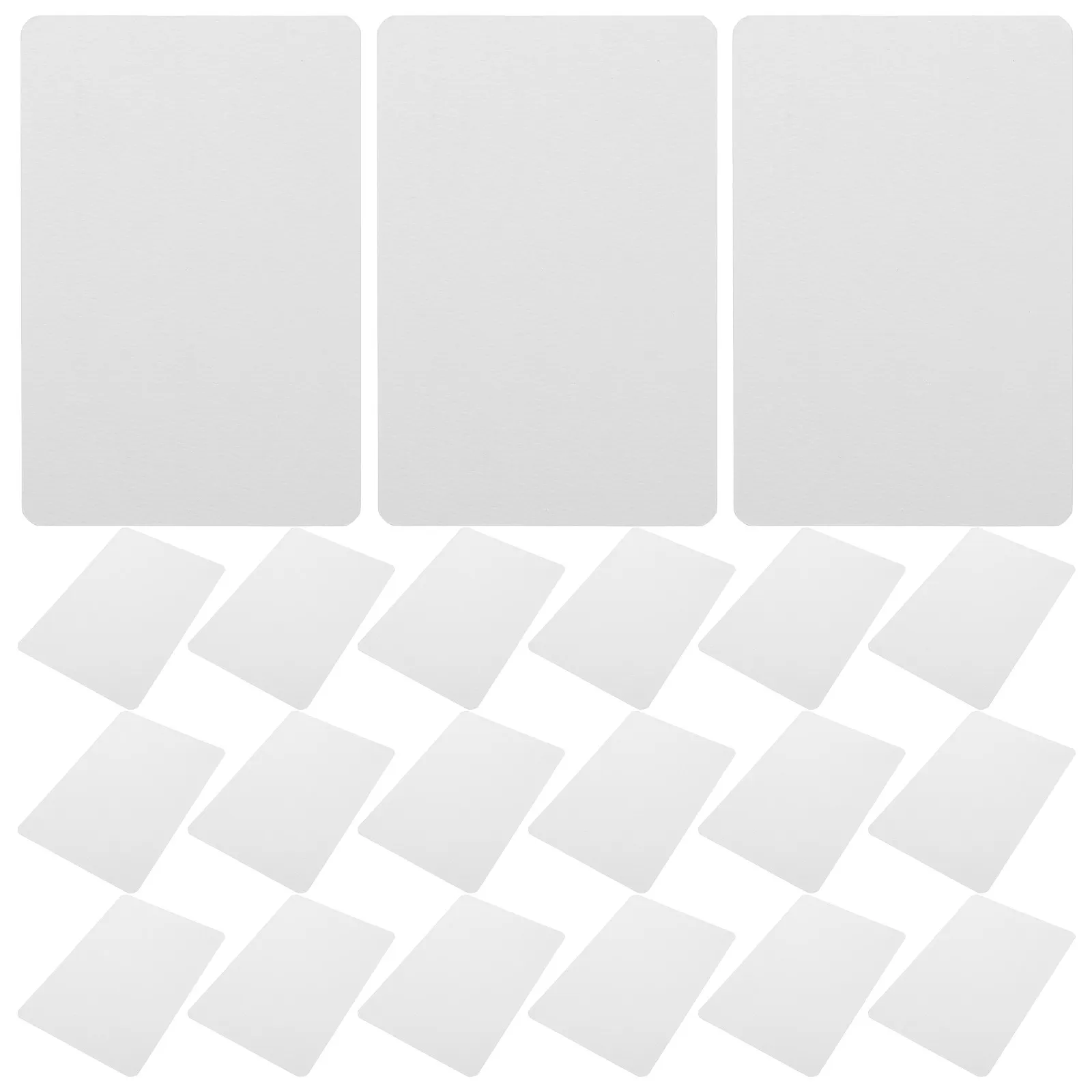 25Pcs Thick Watercolor Paper Cards Blank Wood Pulp Cardstock for Artists Painting DIY Crafts Greeting Cards Invitations