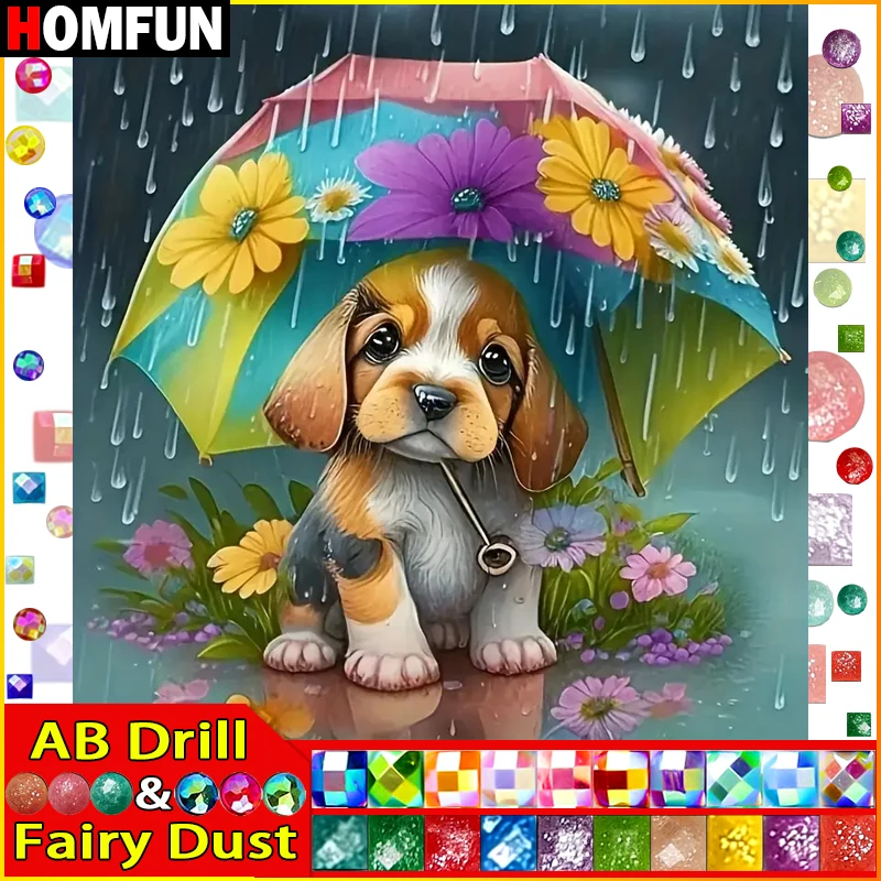 HOMFUN Fairy Dust AB Full Drill Diamond Painting 