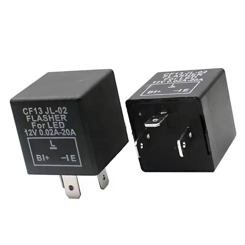 CF13 JL-02 ONEGOL 3 Pin Sealed Motorcycle LED Flasher Car Relays Blinker Turn Signal 12V Relay LED Bulbs Indicator