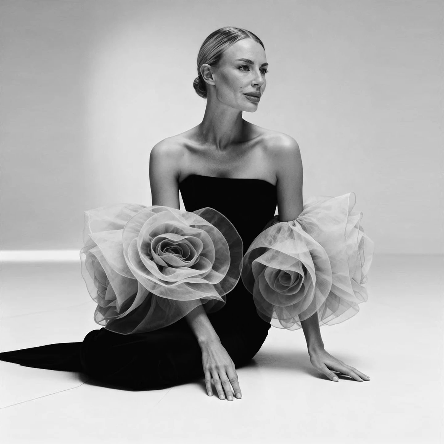 

Романтические съемные рукава с 3D цветами для женщин, новая модная вечерняя накидка со съемным свадебным рукавом TSWD867