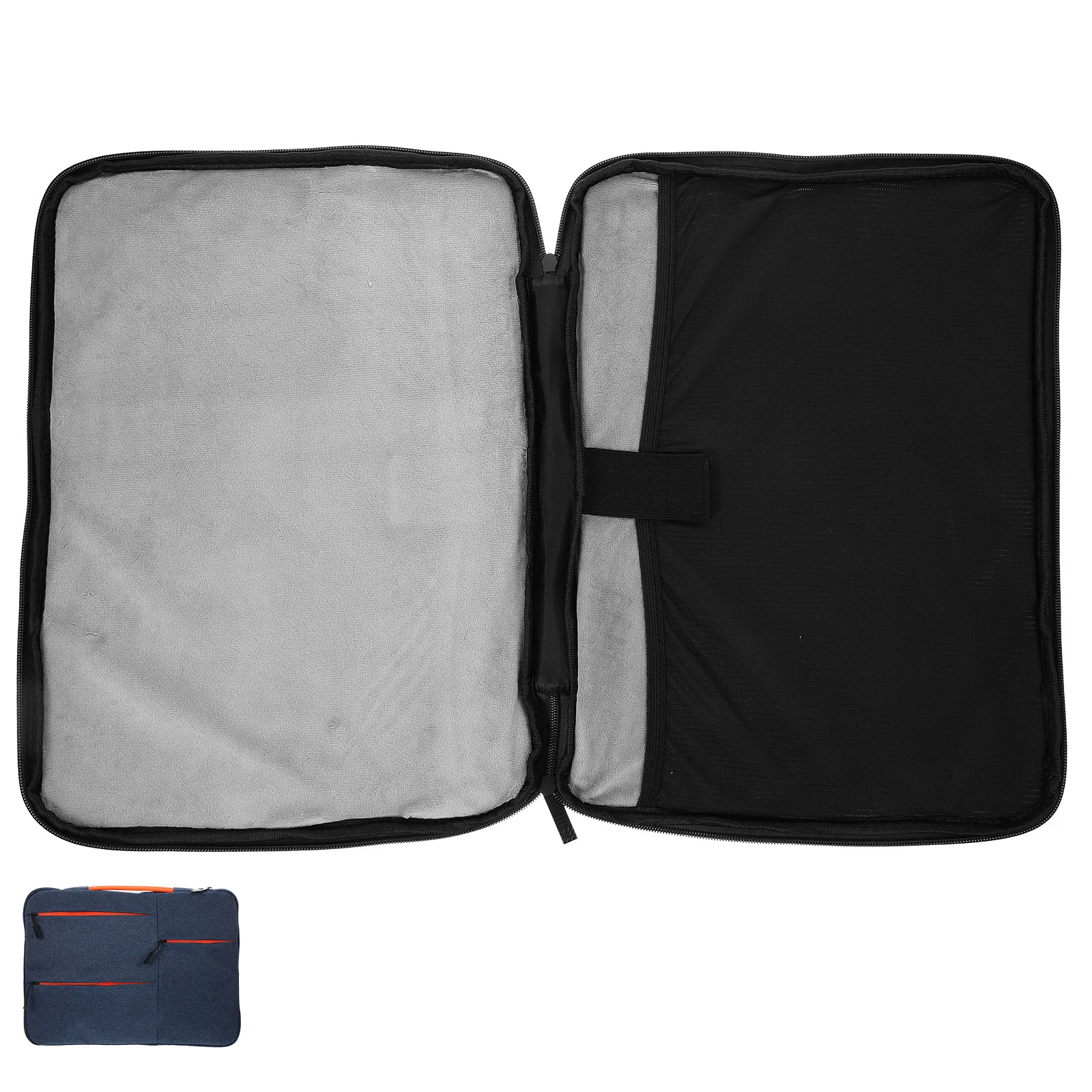

Laptop Sleeve For 13-15 Inch Notebook Lightweight Portable Protective Case Shockproof Cozy Lining Travel Bag Computer Accessory