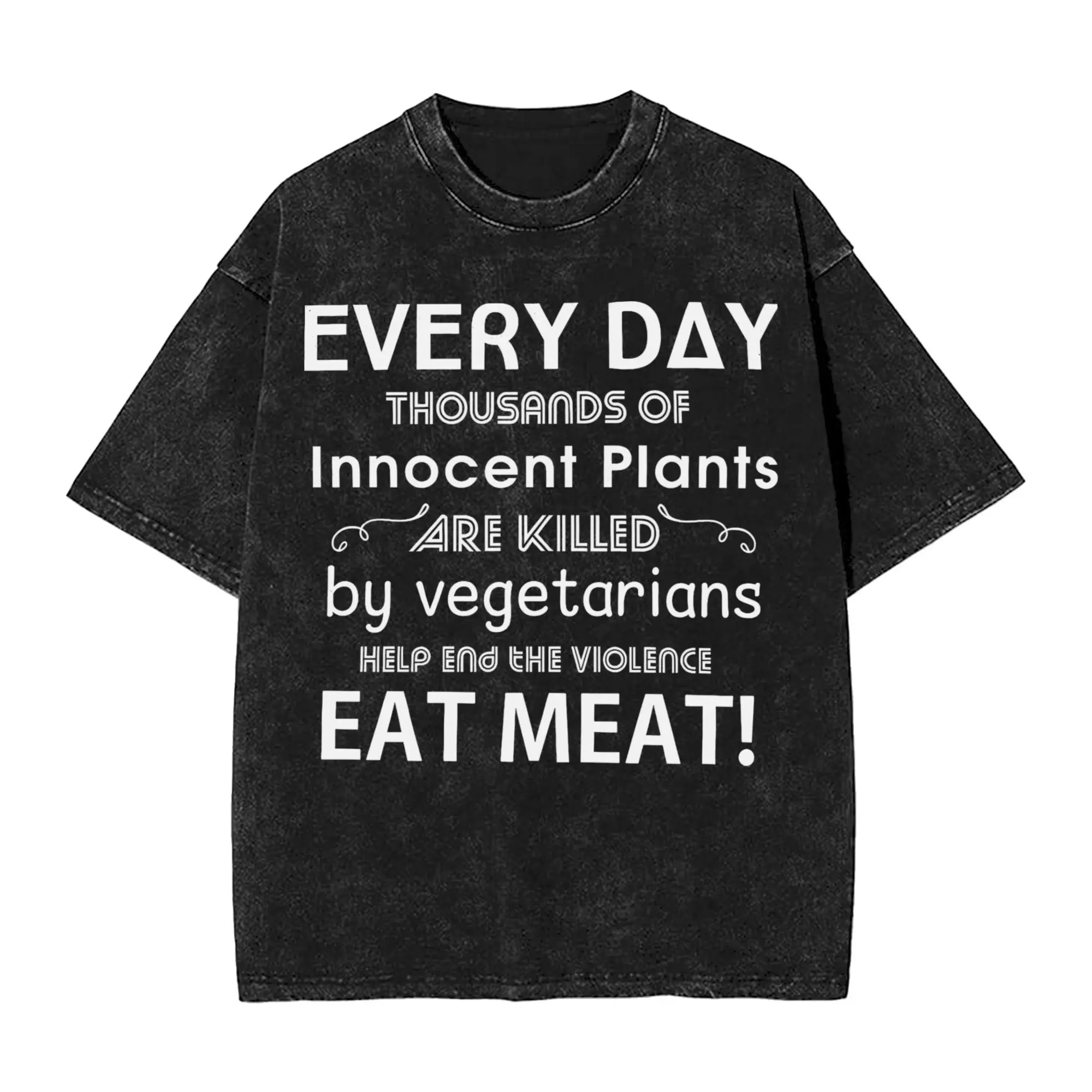 

Meat Eaters T-Shirt for Men Meme Casual Cotton Tee Shirt Crewneck Short Sleeve T Shirts Classic Tops