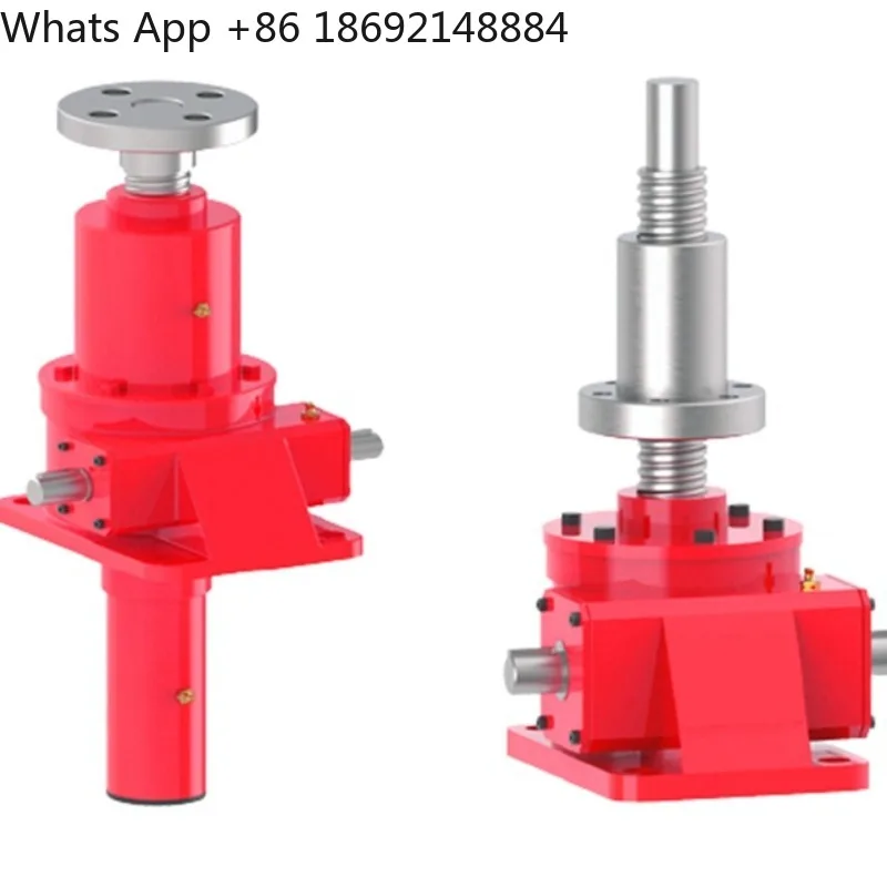 Worm wheel, screw lift, hand spiral elevator, running smoothly