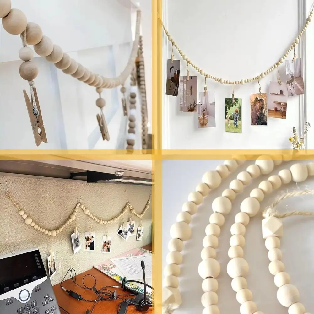 Wall Hanging Picture Display String with Clips