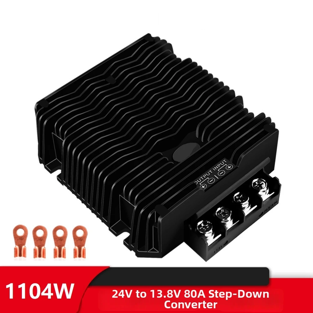 

24V To 13.8V DC-DC Voltage Converter 80A Step Down Voltage Regulator Module IP67 Waterproof Construction