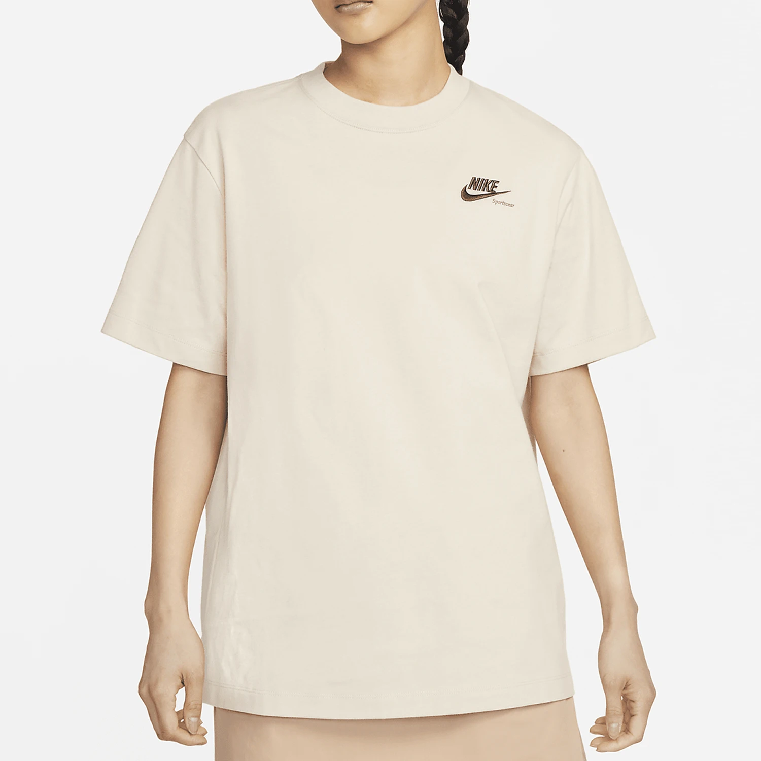 

Оригинальные новые женские спортивные футболки Nike с короткими рукавами, мягкие, дышащие, повседневные, с принтом, DR9025-126