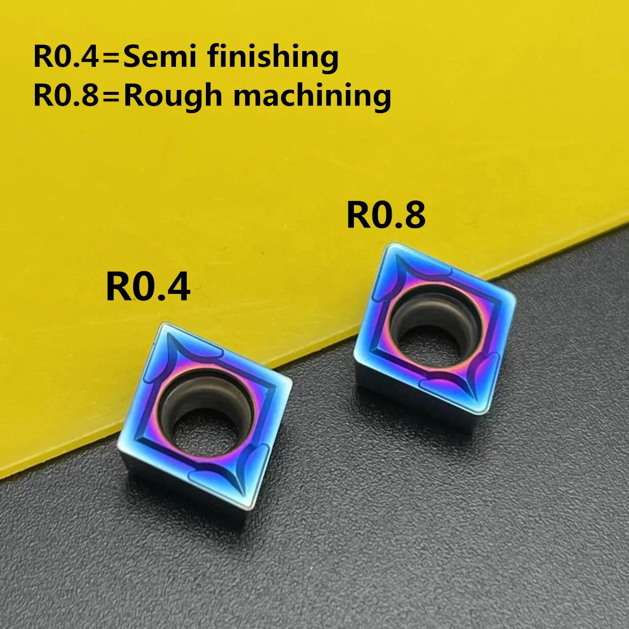 Nano blue CCMT09T304 CCMT09T308 utensile da taglio CNC cilindrico in acciaio temprato per utensili in metallo duro di alta qualità