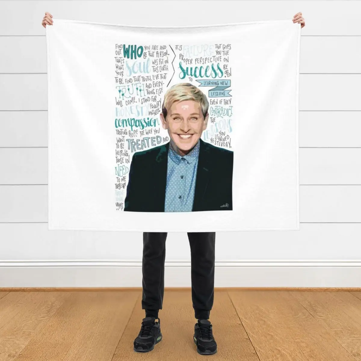 

Ellen DeGeneres Merch Throw Blanket Stuffeds Softest Blankets For Sofas Thin Blankets