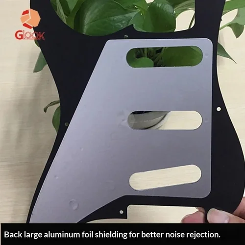 Imagen 2 del producto Protector de guitarra eléctrica de 11 clavos, Panel de guitarra ST SQ, golpeador único de 11 orificios SSS Meffen Meffen