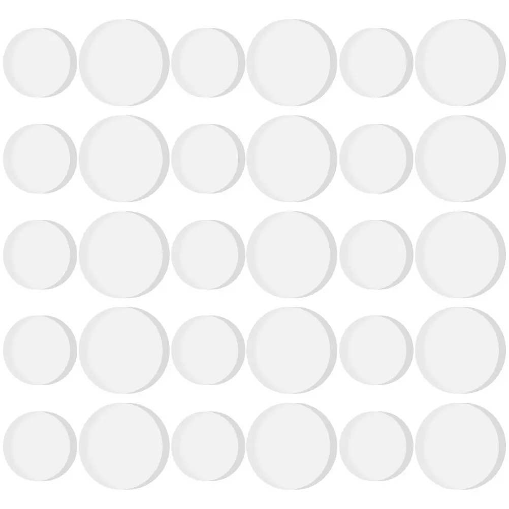 30Pcs Transparent Glass Table Bumpers Rubber Suction Anti-Slip Pads for Countertops Desk Spacers Clear Furniture Grips