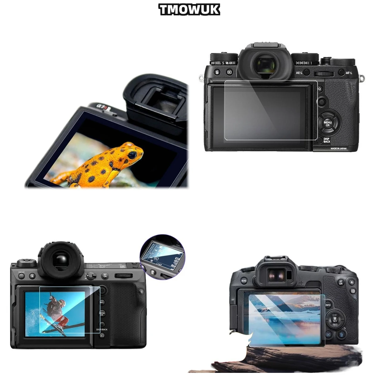 

For Fujifilm X-A7 XT2 Anti-Scratch Tempered Glass Film 9H Hardness HD Clear Screen Protector