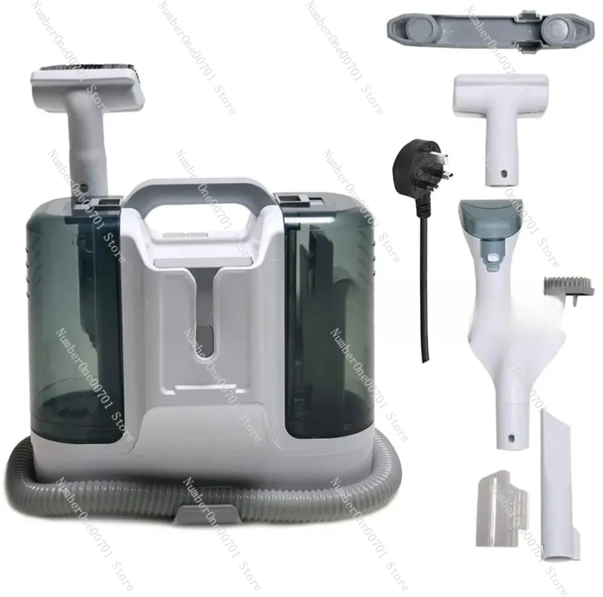Portable Upholstery Cleaner, 3-in-1 Spray Brush Suction Carpet & Sofa Cleaner, Mattress Stain Remover