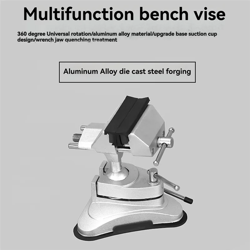 Heavy Duty Mechanics Household Vise Bench Small Bench Vice Clamp 360 Degree Rotation Multi-Functional Small Table Vise-ABGL