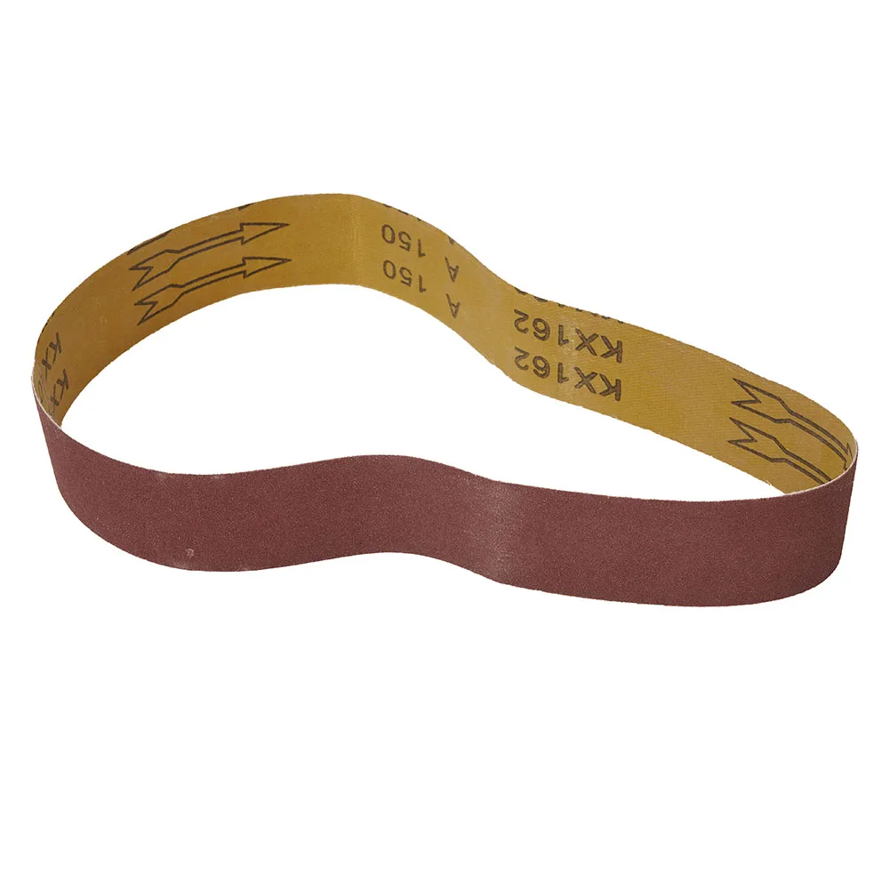 Reddish Brown Sanding belts Supplies Tools Woodworking 10pcs 60/120/150/240 Grit Aluminum Oxide Copper Finishing Polishing