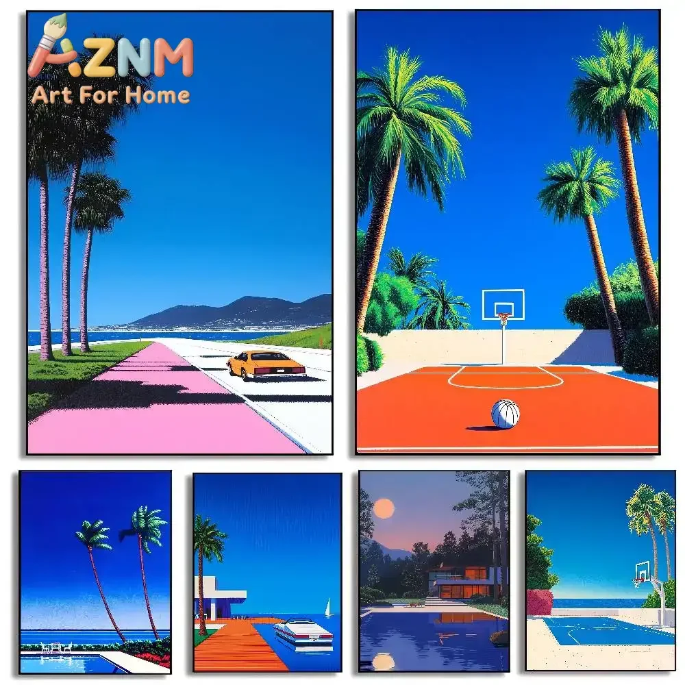 H-Hiroshi Nagai Poster Mural For Living Room Bedroom Wall Office Wall Decor Gift For Friends Unframed