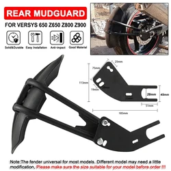Mudguard For Suzuki GSX-S1000 For KAWASAKI VERSYS650 VERSYS-X300 Z650 2018 Motorcycle Fender Rear Tire Splash Guard Cover Back