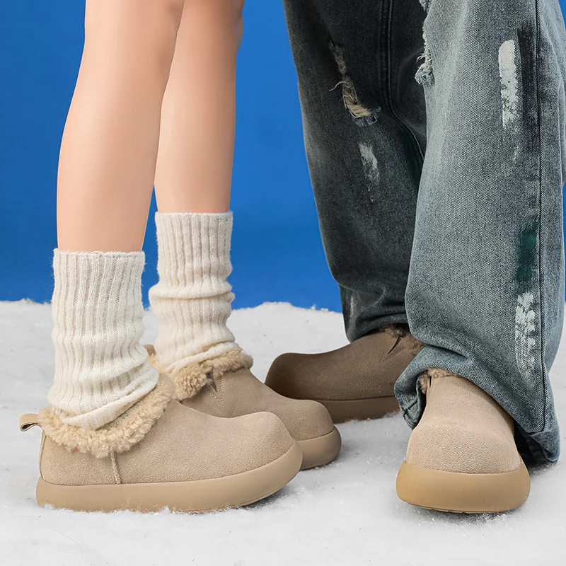 

Men's Slippers Winter Plush Warm Shoes for Couples Indoor Bedroom Slippers, Comfortable Slippers Simple Suitable for Outdoor Use