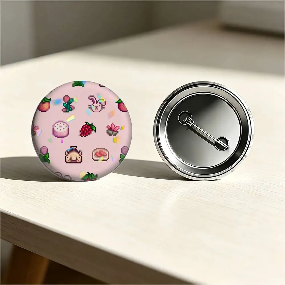 Farm simulation game Stardew Valley 25mm 32mm 44mm 58mm 75mm Brooches Badges Pins for Accessories Gift view 6